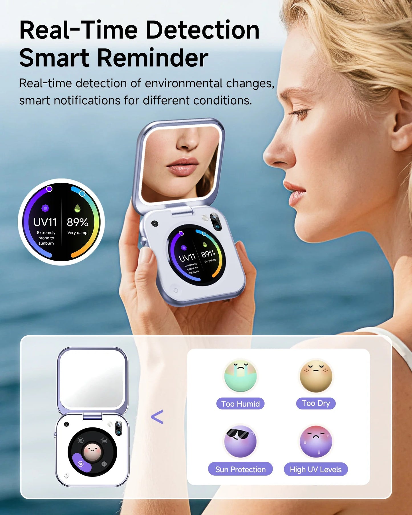 Aura Mirror Plus – Smart AI Beauty Mirror