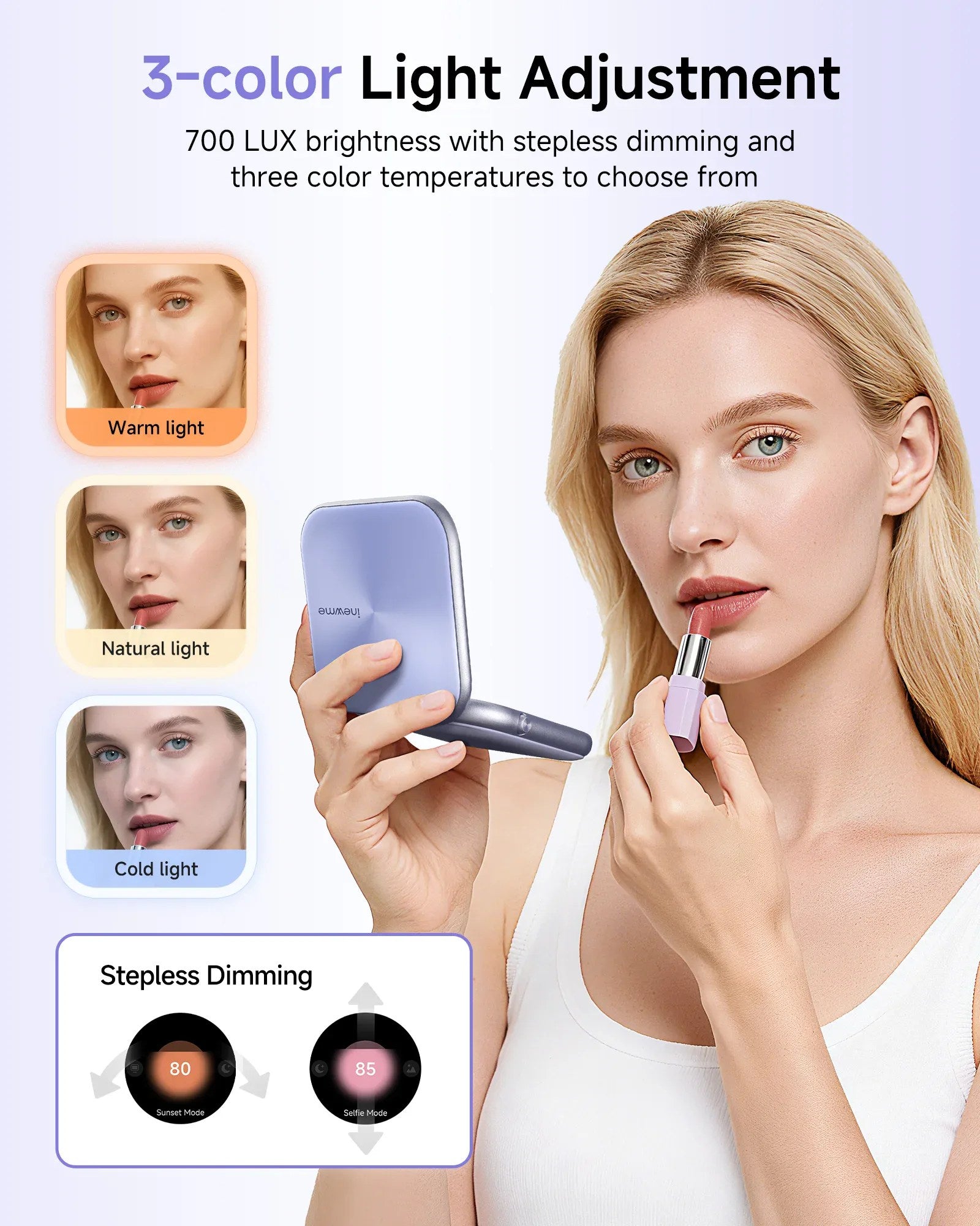 Aura Mirror Plus – Smart AI Beauty Mirror