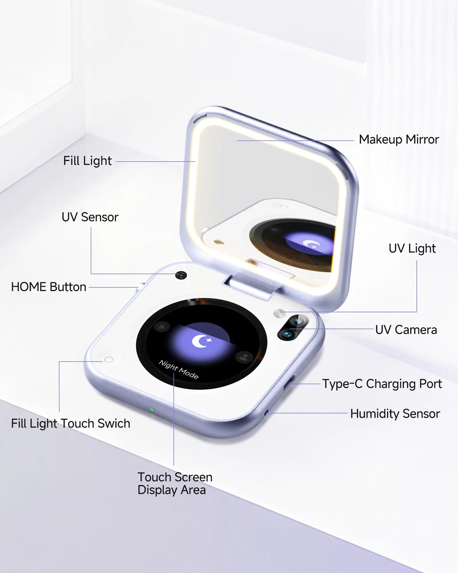 Aura Mirror Plus – Smart AI Beauty Mirror