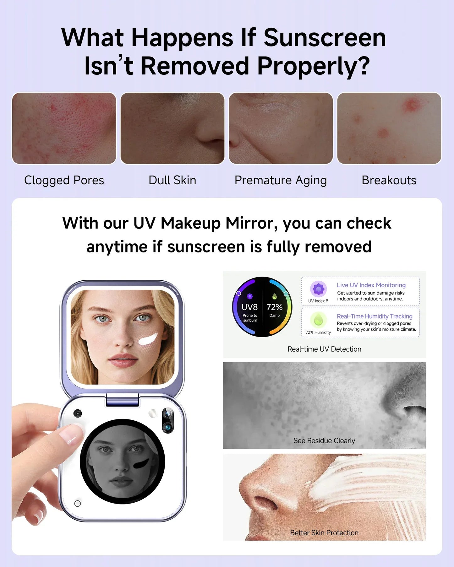 Aura Mirror Plus – Smart AI Beauty Mirror