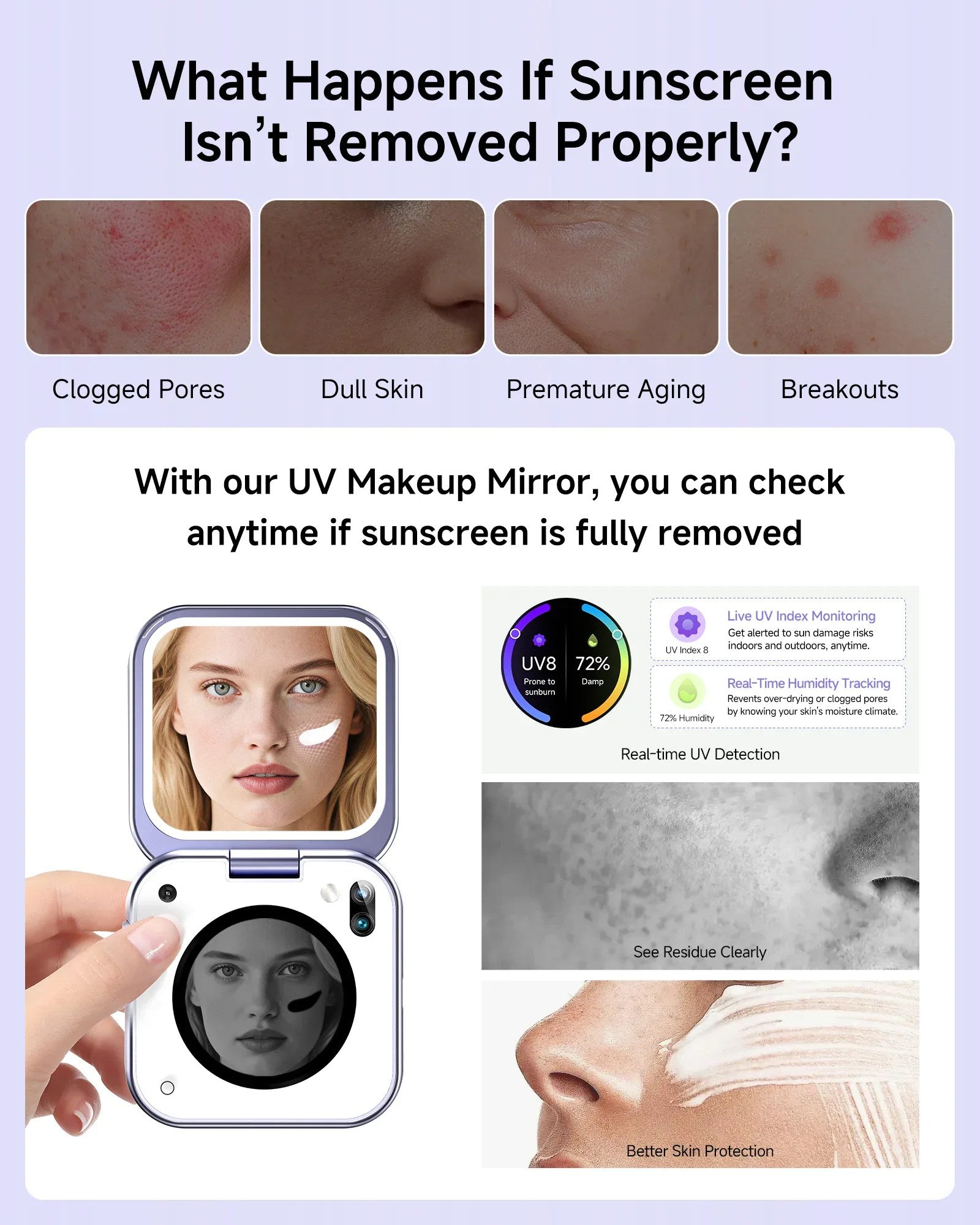 Aura Mirror Plus – Smart AI Beauty Mirror